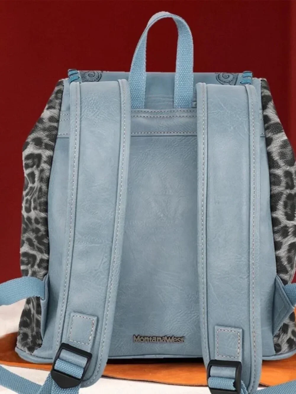 Montana West Tooled Collection Backpack - Blue
